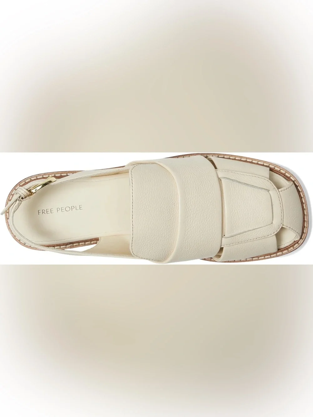 Free People Libby Fisherman Sandals - Chalk